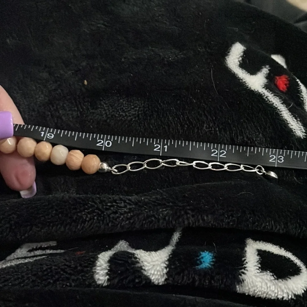 Peach Stone and Phosphosiderite Bead Necklace by Jay King - Picture 11 of 11